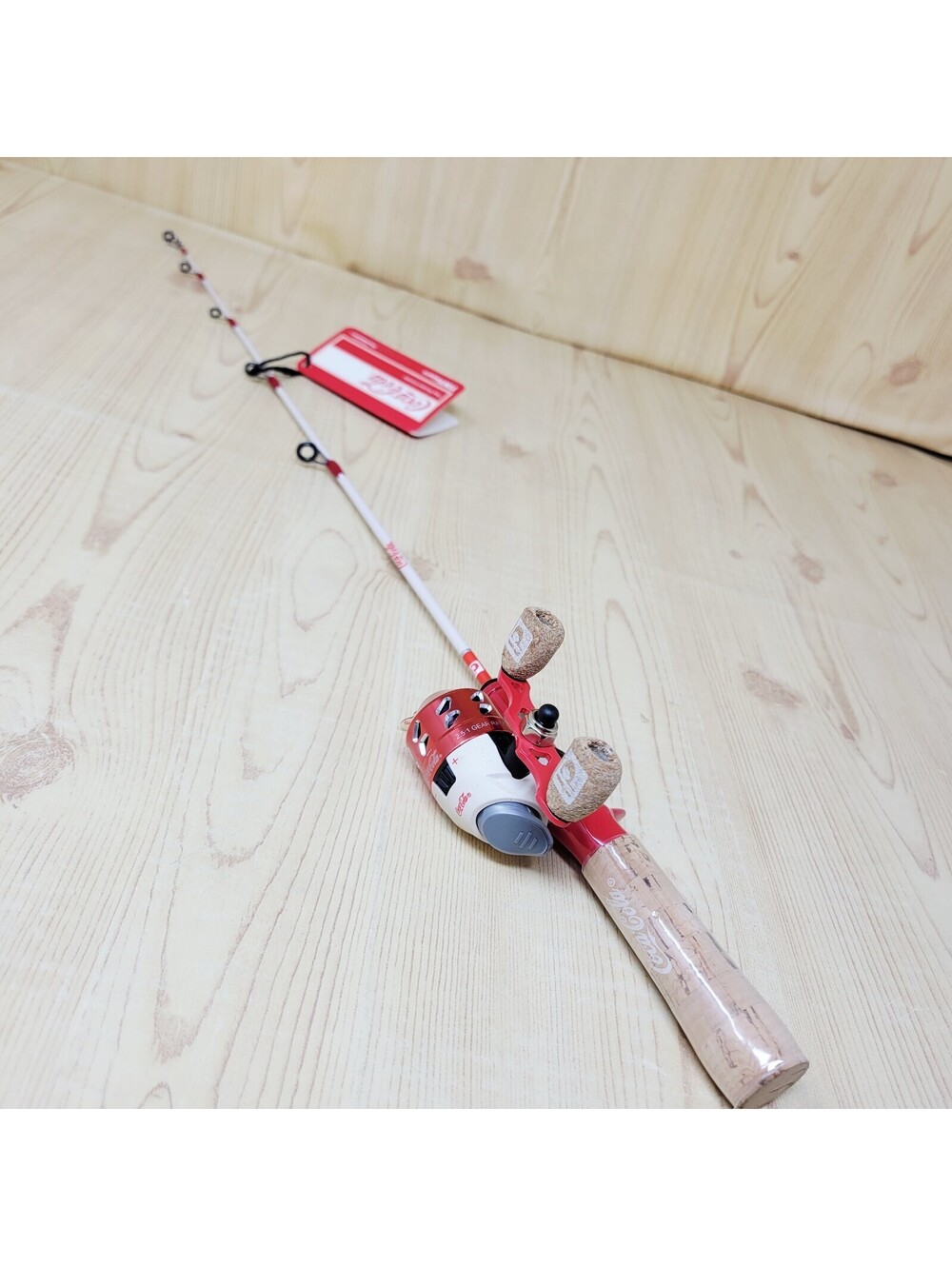 Profishiency Coca-Cola 21” Combo Fiberglass Fishing Rod "Tiny but Mighty" NEW